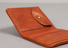 Cool Leather Men Small Wallet Bifold billfold Wallet for Men