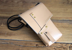 Handmade LEATHER WOMEN Cell Phone Saddle SHOULDER BAG Small Crossbody Purse FOR WOMEN