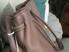 Vintage WOMENs LEATHER Bucket Purse Bucket Shoulder Purse FOR WOMEN