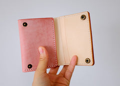 Handmade LEATHER Womens Trifold Small Wallet Leather Small Wallet FOR Women