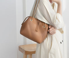 Leather Stylish Womens Handbag Work Purse Chain Shoulder Bag for Women