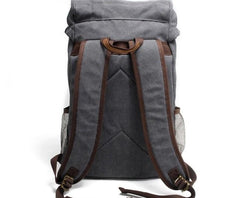 Cool Waxed Canvas Mens Hiking Backpacks Canvas Travel Backpack for Men