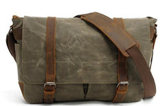 Waxed Canvas Mens Camera Shoulder Bag Canvas Messenger Bag Canvas Camera Side Bag for Men