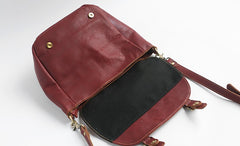 Vintage LEATHER WOMEN Satchel Crossbody Purses School SHOULDER BAG FOR WOMEN
