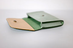 Handmade LEATHER Womens Small Card Wallet Leather Card Small Wallet FOR Women