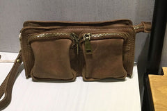 Handmade WOMENs LEATHER Wristlet Purse Mini Shoulder Bag Purse FOR WOMEN