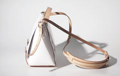 Handmade Fashion Leather White Womens Handbag Shoulder Bag for Women