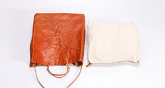 Handmade Vintage LEATHER WOMEN Tote Bag Tote Shoulder Purse FOR WOMEN