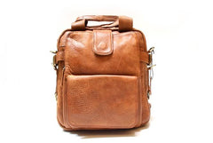 Cool Leather Mens Small Handbag Messenger Bag Shoulder Bag for men