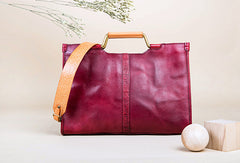 Handmade Genuine Leather Handbag Bag Shoulder Bag Shopper Bag Purse For Women - EverHandmade