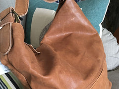 Handmade LEATHER WOMENs Bucket Crossbody Purse Barrel SHOULDER BAG FOR WOMEN