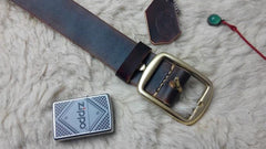 Handmade Vintage Leather Mens Belts Men Leather Belt for Men