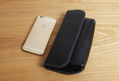 Genuine Leather Cute Long Slim Wallet Clutch Passport Wallet Purse For Women Girl