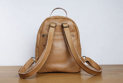 Genuine Leather Cute Backpack Bag Shoulder Bag Red Black Women Leather Purse
