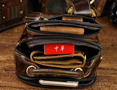 Vintage Leather Belt Pouches for Men Waist Bag BELT BAG Shoulder Bag For Men