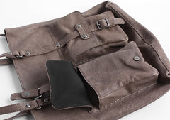 Vintage WOMENs Brown Large LEATHER Tote Bag Fashion Tote Purse FOR WOMEN