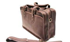 Vintage Leather Mens Large Weekender Bag Travel Bags Handbags Shoulder Bags for men