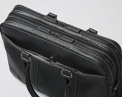 Handmade Leather Mens Cool Messenger Bag Work Bag Business Bag Briefcase Bag for men