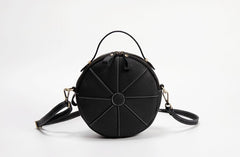 Fashion Womens Leather round purse circle bag circle handbag round handbag for women