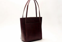 Stylish LEATHER Brown WOMEN Tote Bag Tote Shoulder Purses FOR WOMEN