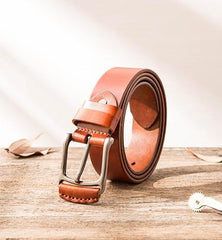 Handmade Cool Leather Mens Belt Leather Belt for Men
