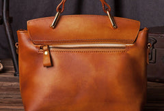 Handmade Leather handbag purse shoulder bag for women leather shopper bag - EverHandmade