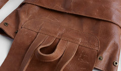 Vintage LEATHER WOMEN Backpack School Backpacks Travel Backpack FOR WOMEN
