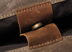 Mens Waxed Canvas Tote Bag Canvas Shopper Bags Canvas Shoulder Bags for Men