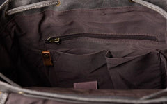 Oil Wax Canvas Mens Cool Backpack Large Canvas Travel Backpack Hiking Backpack for Men