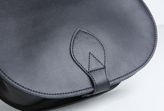 Genuine Leather Cute Crossbody Bag Saddle Bag Shoulder Bag Women Girl Fashion Leather Purse