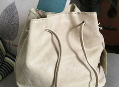 Vintage WOMENs LEATHER Bucket Purse Bucket Shoulder Purse FOR WOMEN
