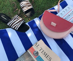 Cute Leather Red Green Womens Mini Saddle Purse Saddle Shoulder Bag for Women