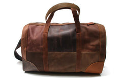 Cool Leather Mens Weekender Bags Travel Bag Duffle Bags Overnight Bag for men