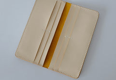 Handmade LEATHER Womens Long Wallet Leather Bifold Long Wallet FOR Women