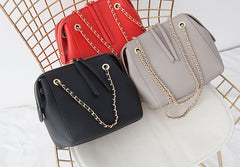 Leather Stylish Womens Handbag Work Purse Chain Shoulder Bag for Women