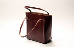 Stylish LEATHER Brown WOMEN Tote Bag Tote Shoulder Purses FOR WOMEN