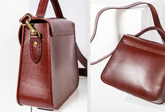 Handmade Genuine Leather Handbag Bag Crossbody Bag Shoulder Bag Purse For Women - EverHandmade