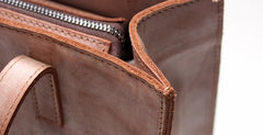 Vintage WOMENs LEATHER Tote Bag Work Leather Tote Purses FOR WOMEN