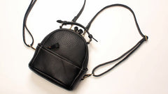 Cute LEATHER WOMENs Small Backpack Stylish SHOULDER BAG Purses FOR WOMEN