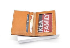 Cool Leather Mens Camouflage License Wallets Front Pocket Wallet Slim Card Wallet for Men