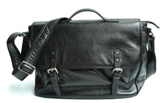 Cool Leather Mens Messenger Bag Briefcase Shoulder Bag for men