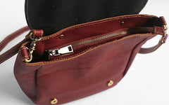 Vintage LEATHER WOMEN Satchel Crossbody Purses School SHOULDER BAG FOR WOMEN