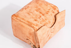 Handmade Leather Purse Cute Cube Bag Crossbody Bag Shoulder Bag Purse For Women - EverHandmade