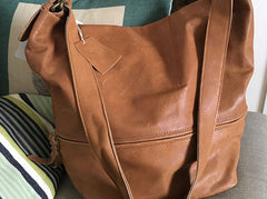 Handmade LEATHER WOMENs Bucket Crossbody Purse Barrel SHOULDER BAG FOR WOMEN