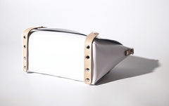 Handmade Fashion Leather White Womens Handbag Shoulder Bag for Women