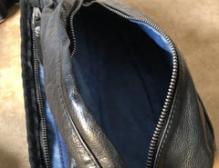 Leather Men Fanny Pack Small Waist Bag Hip Pack Belt Bag Bumbag for Men