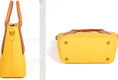 Handmade Genuine Leather Handbag Shoulder Bag Purse For Women Leather Shopper Bag - EverHandmade