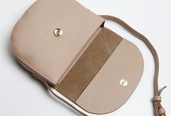 Cute Leather Women Round Crossbody Bag Shoulder Bag Purse for Women