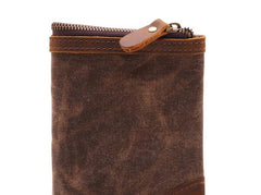 Mens Canvas Small Wallet for men Bifold Cool Men billfold Small Wallet