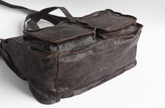 Vintage WOMENs LEATHER Travel Handbag Travel Bag Shoulder Bag FOR WOMEN